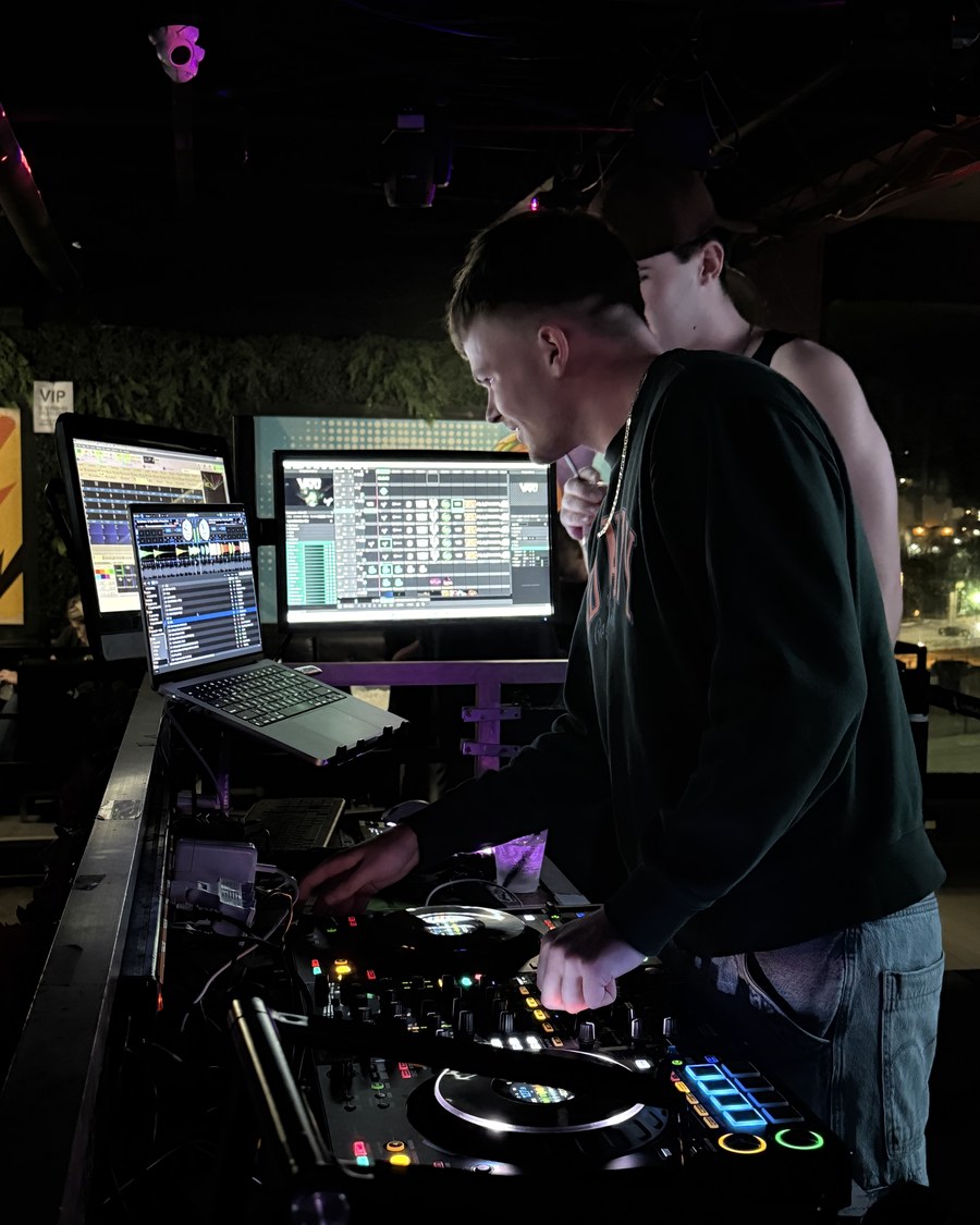 Vince Widerman (VATO), open-format DJ at Ivy Nightclub in Morgantown WV