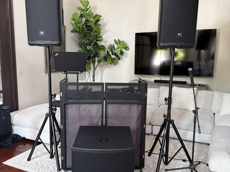 VATO professional JBL sound system setup